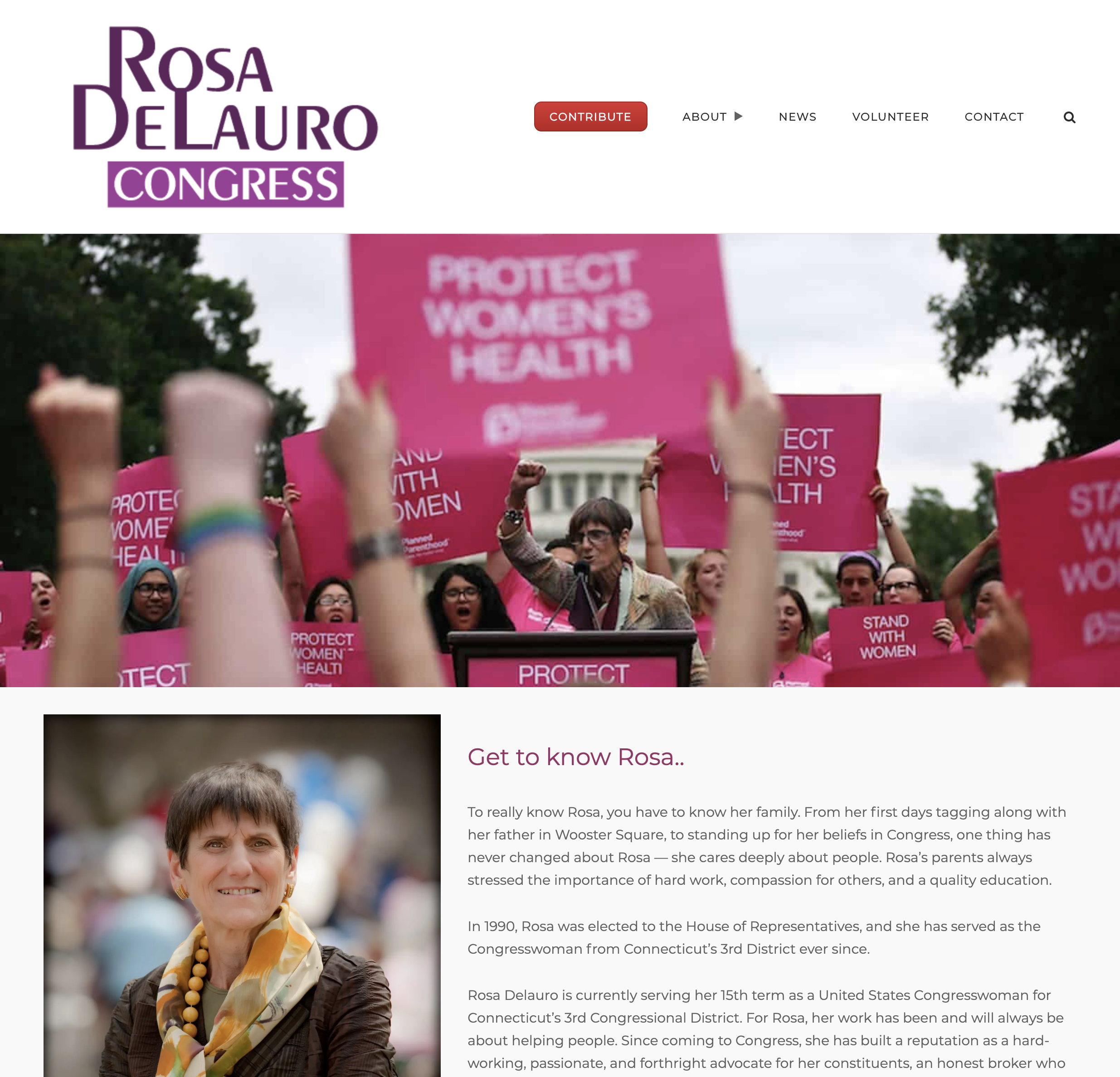 Rosa DeLauro — Home